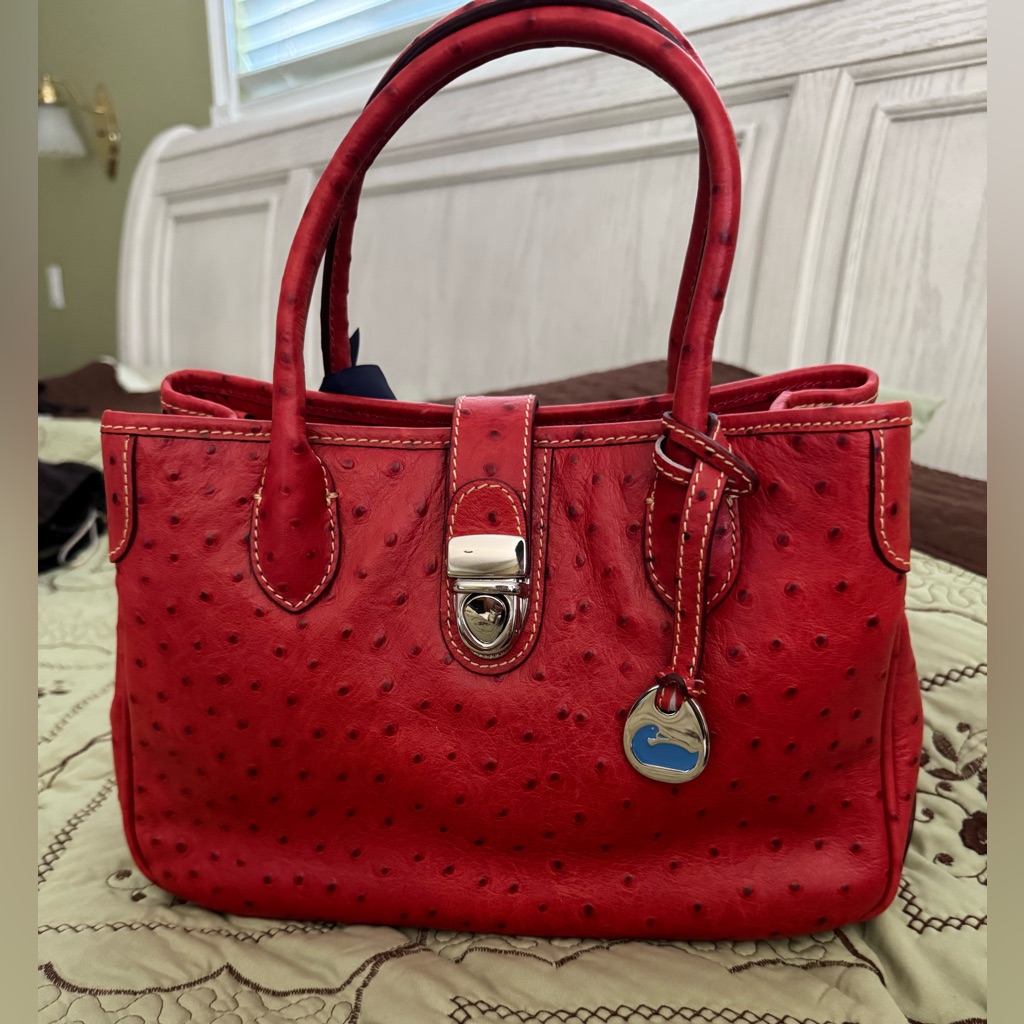 Brand New Dooney Bourke Red Leather Handbag Brand New Dooney Bourke Red Leather Handbag